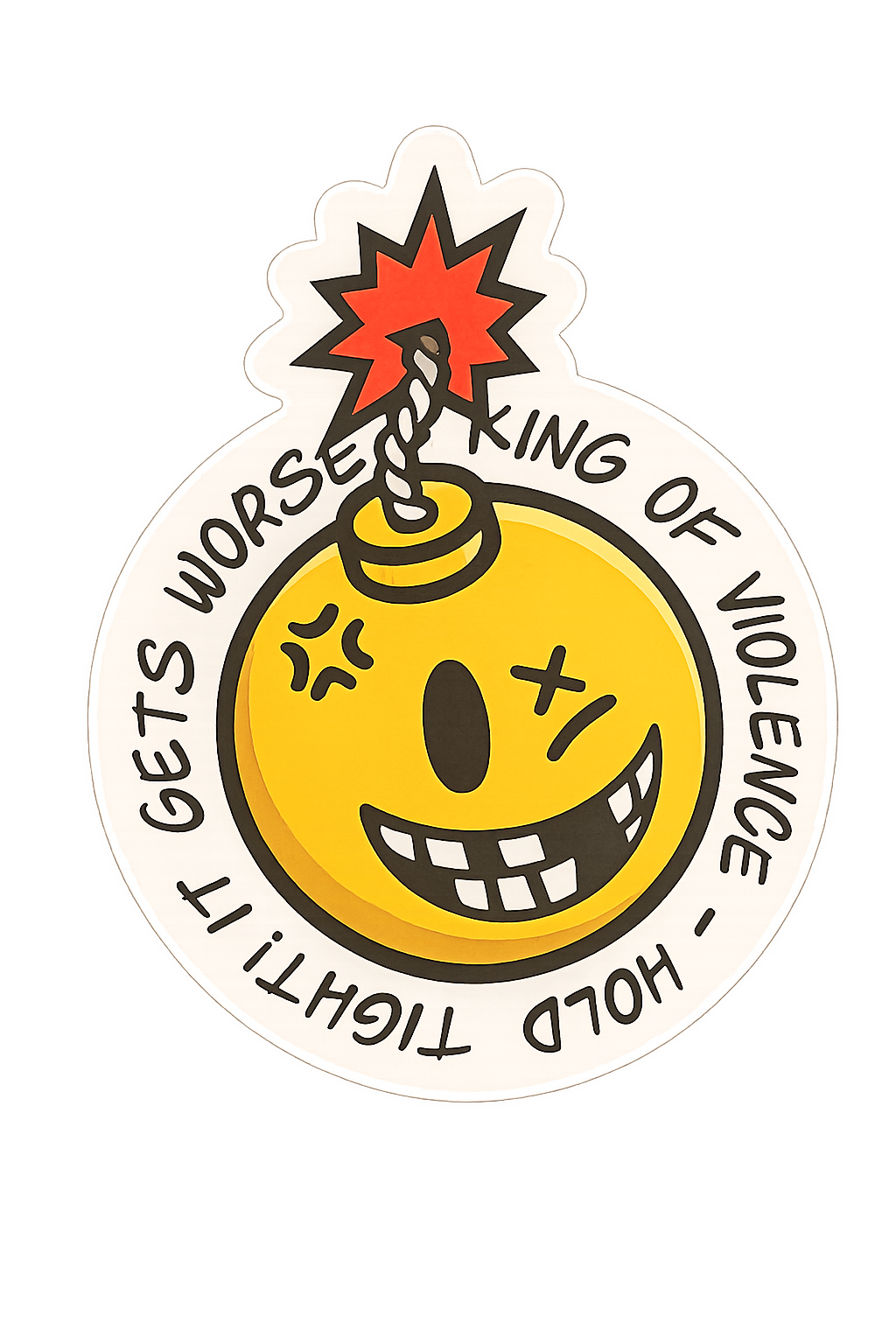 Hold Tighter Sticker