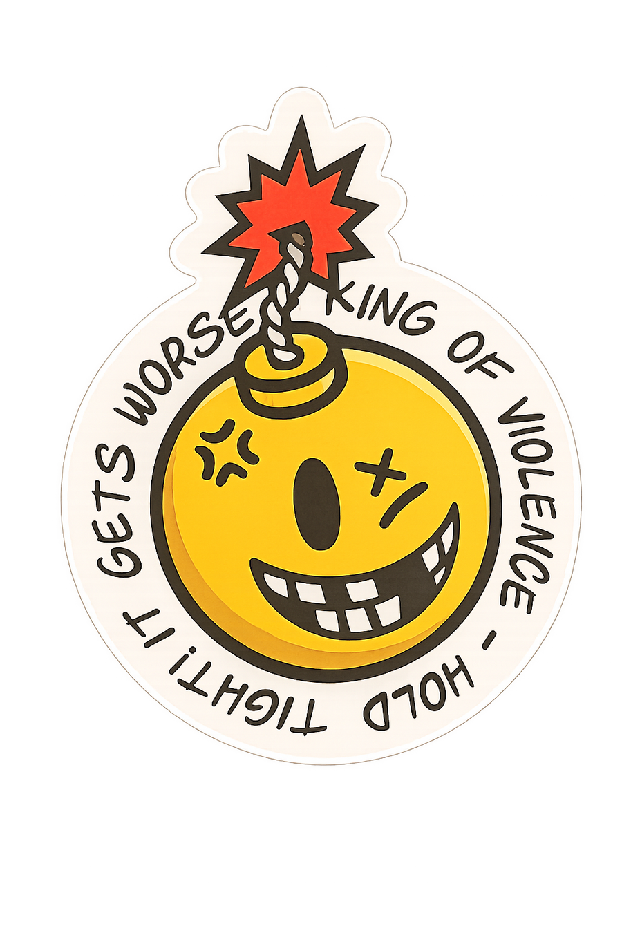 Hold Tighter Sticker