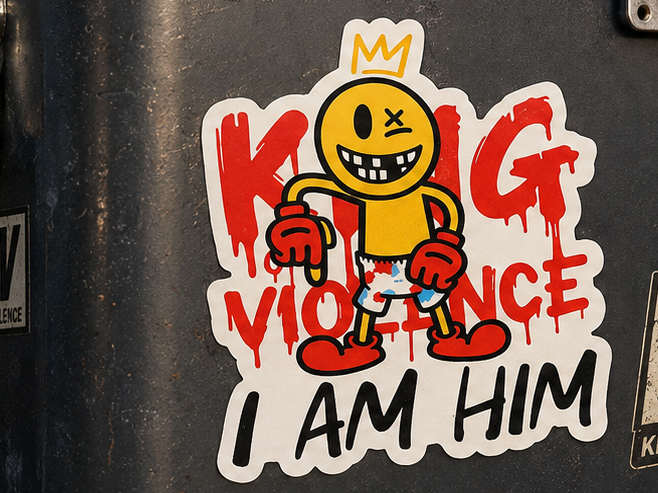 I AM HIM Sticker
