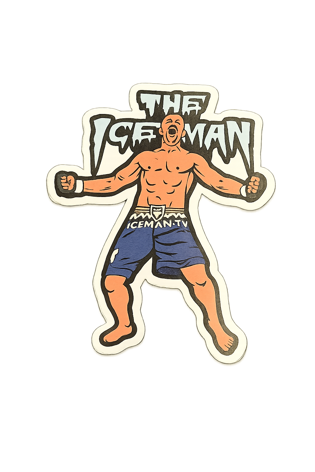 The Ice Man Sticker