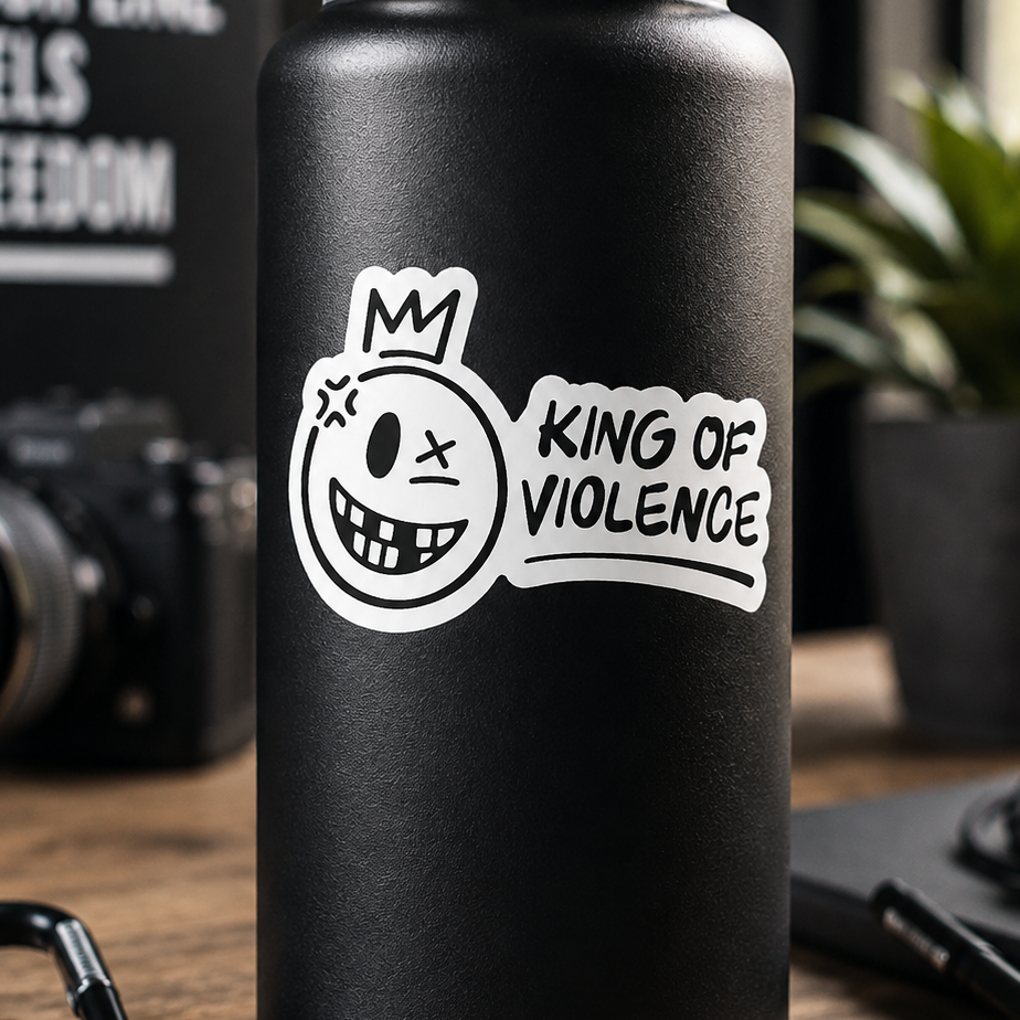King Of Violence Sticker