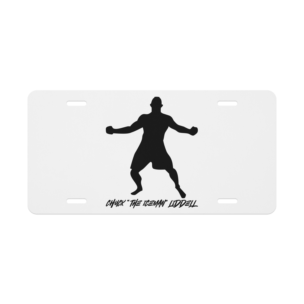Chuck "The Iceman" Liddell Vanity Plate
