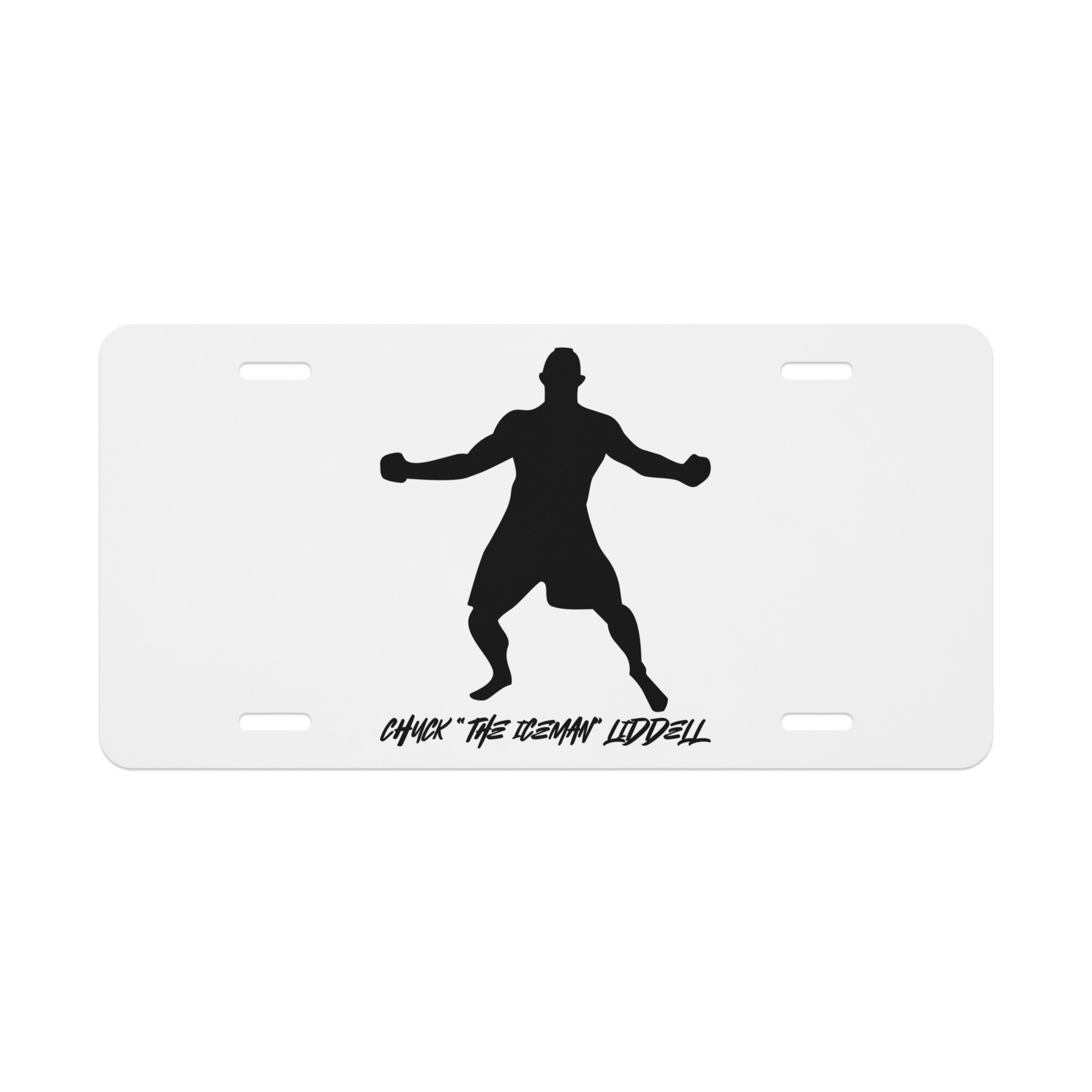 Chuck "The Iceman" Liddell Vanity Plate