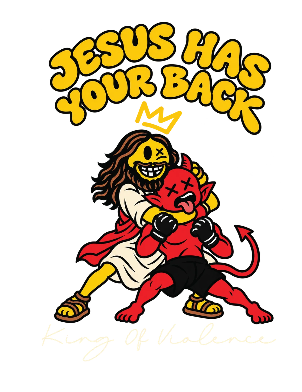 Jesus Has Your Back design